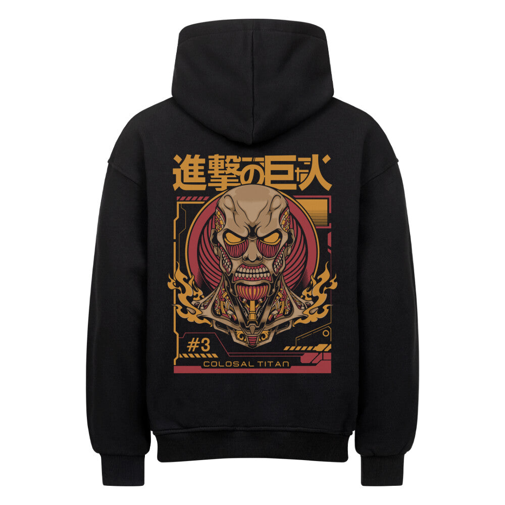 Mecha x Colossal Titan - Heavy Cotton Oversized Hoodie