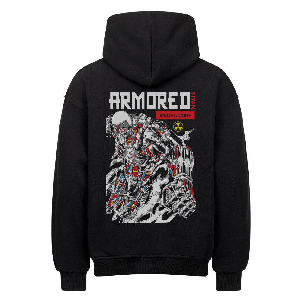 Mecha x Armored Titan - Heavy Cotton Oversized Hoodie
