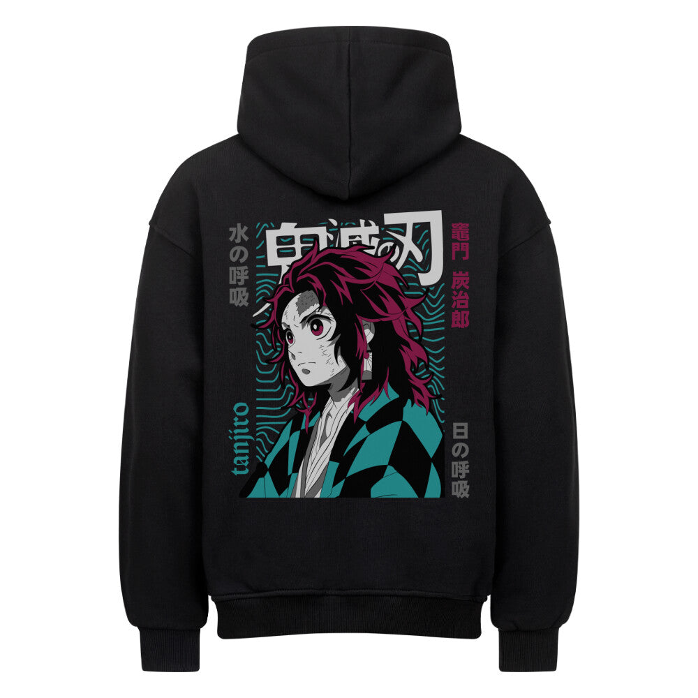 Demon Slayer x Tanjiro - Heavy Cotton Oversized Hoodie