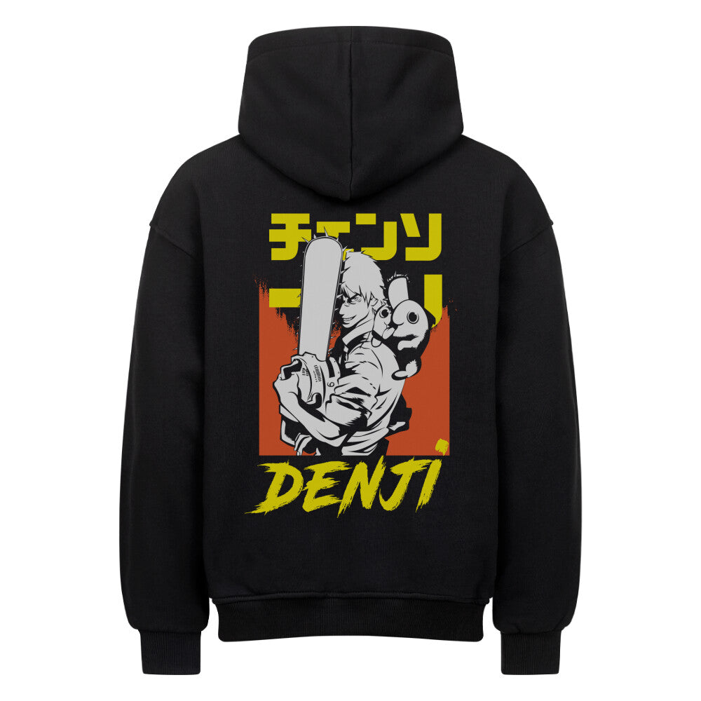 Denji x Pochita - Heavy Cotton Oversized Hoodie