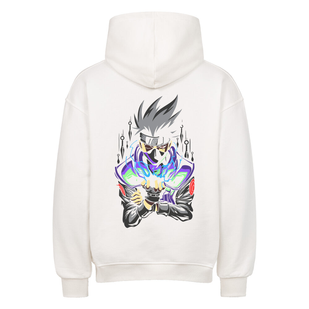 Kakashi x Chidori - Heavy Cotton Oversized Hoodie