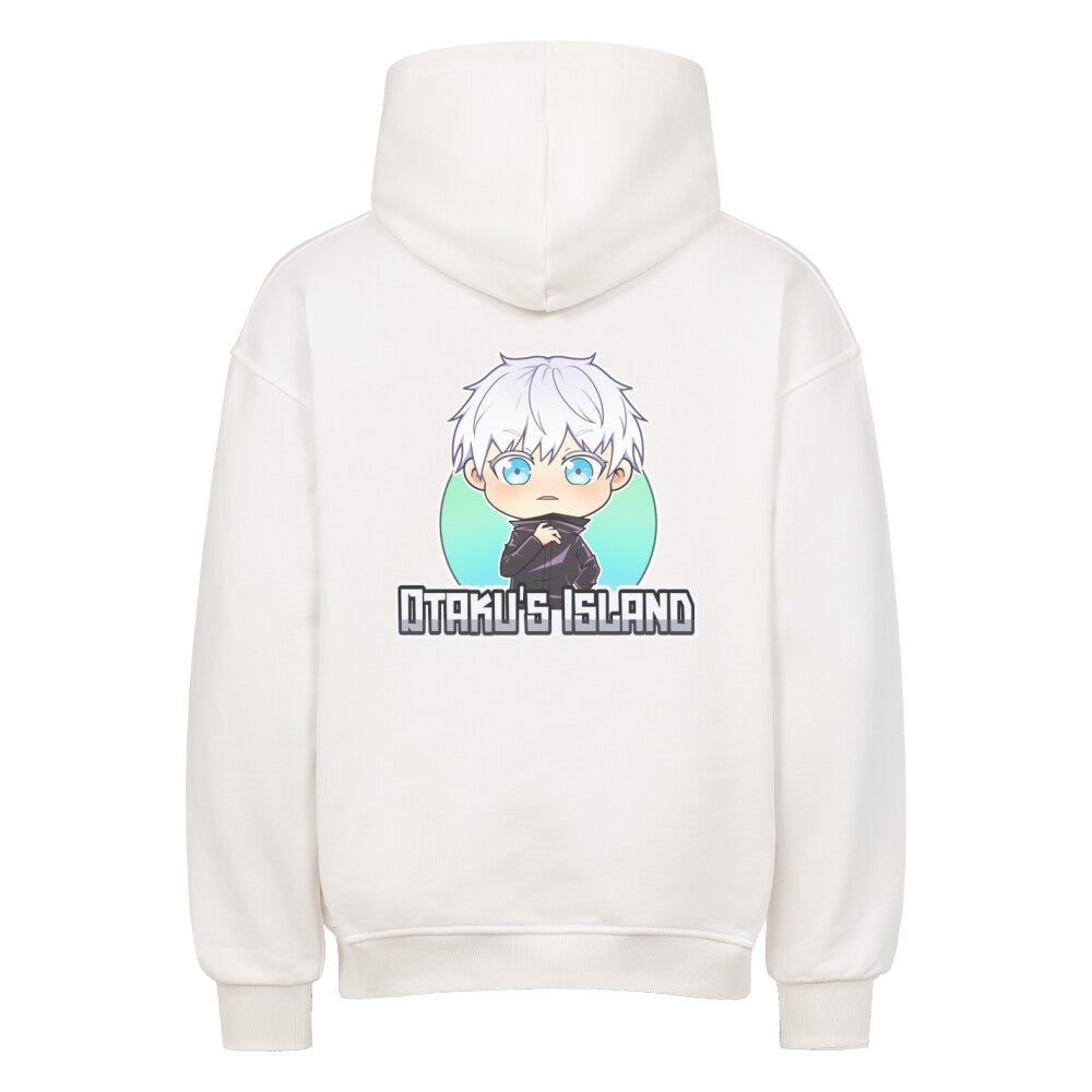 Otaku's Island x Chibi Gojo - Heavy Cotton Oversized Hoodie