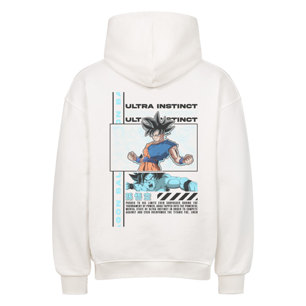 Dragon Ball x Goku Ultra Instinct Omen - Heavy Cotton Oversized Hoodie