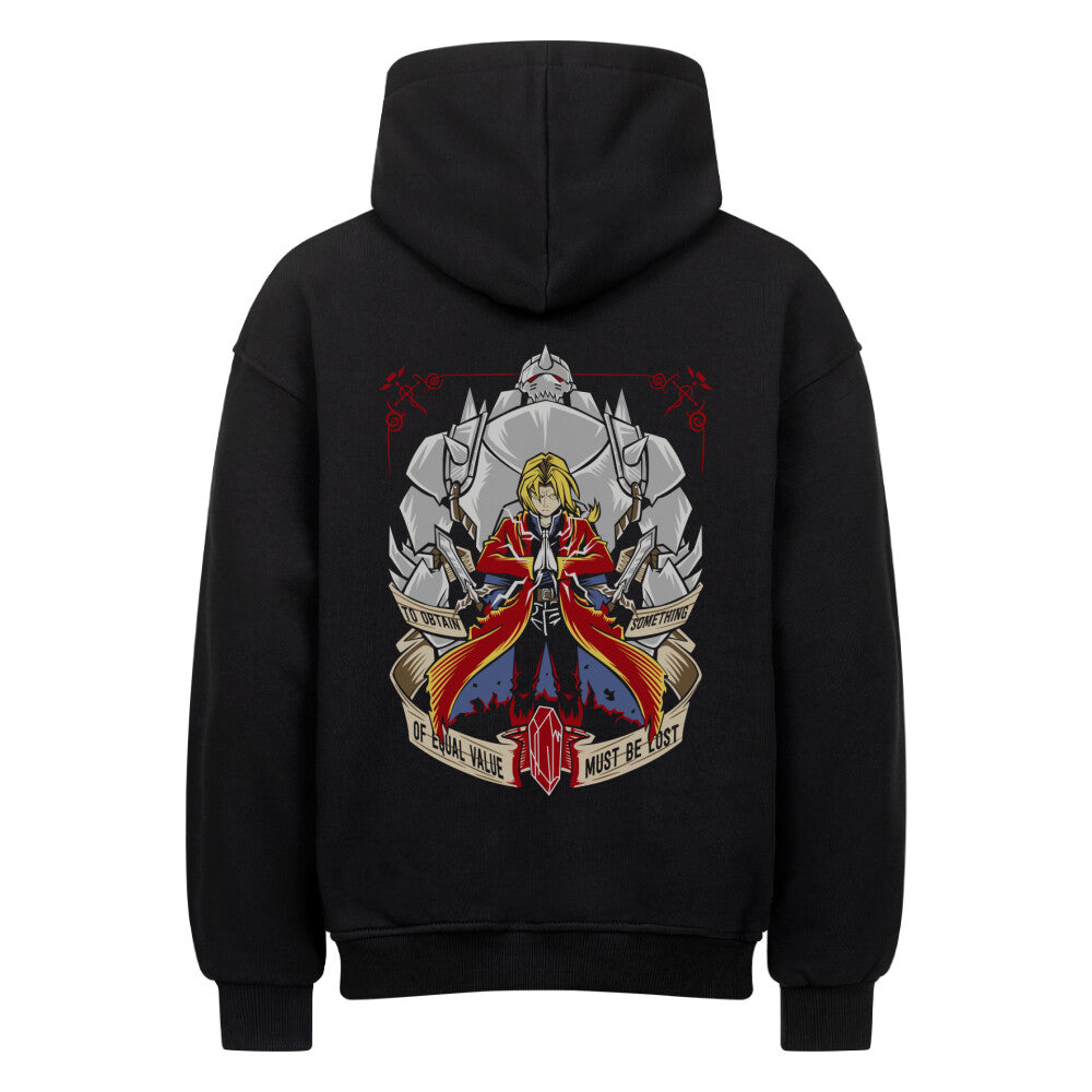 Fullmetal Alchemist x Brotherhood- Heavy Cotton Oversized Hoodie