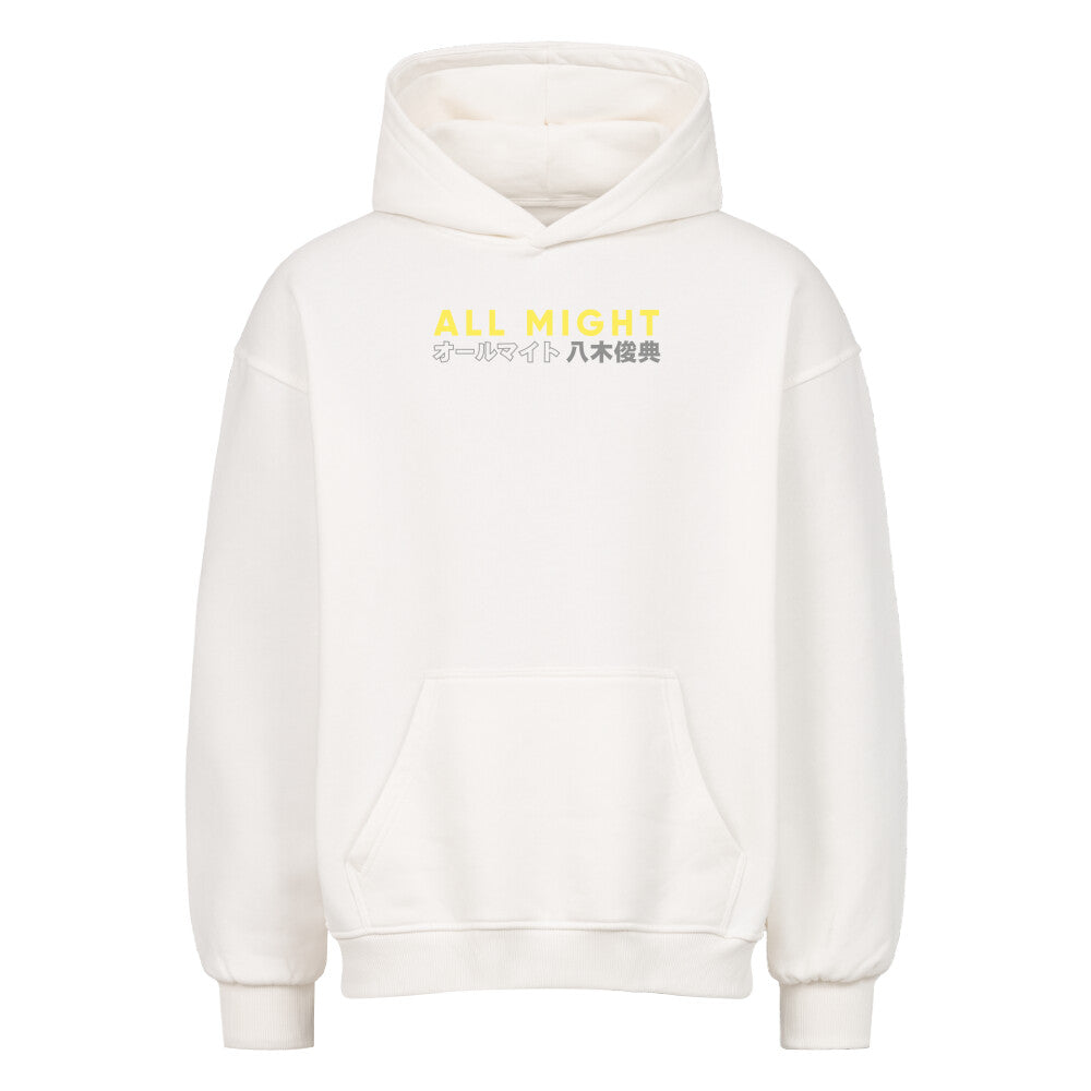My Hero Academia x All Might - Heavy Cotton Oversized Hoodie