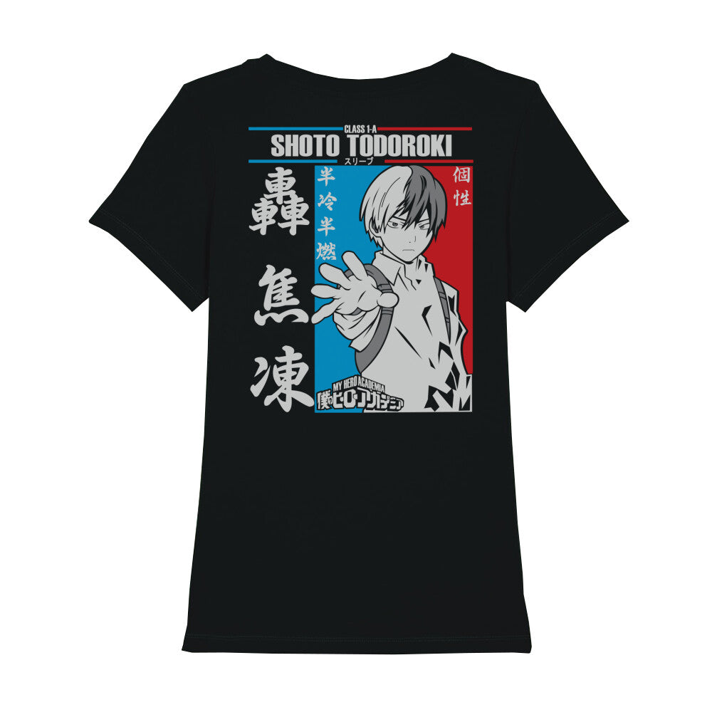 My Hero Academia x Shoto Todoroki - Ladies Premium T-Shirt