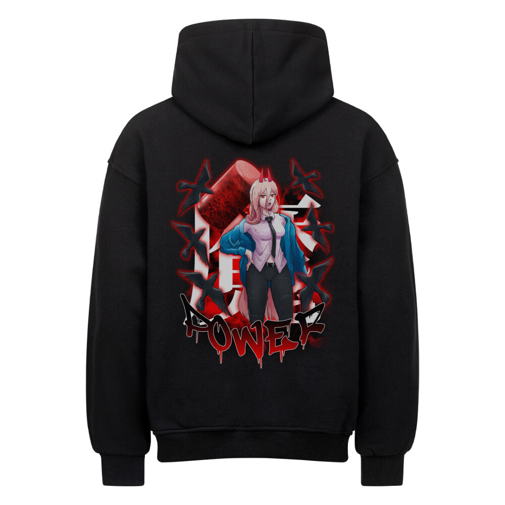 Chainsaw Man x Power - Heavy Cotten Oversized Hoodie