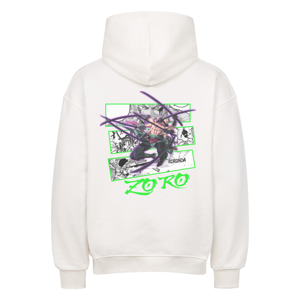 One Piece x Zoro - Heavy Cotten Oversized Hoodie