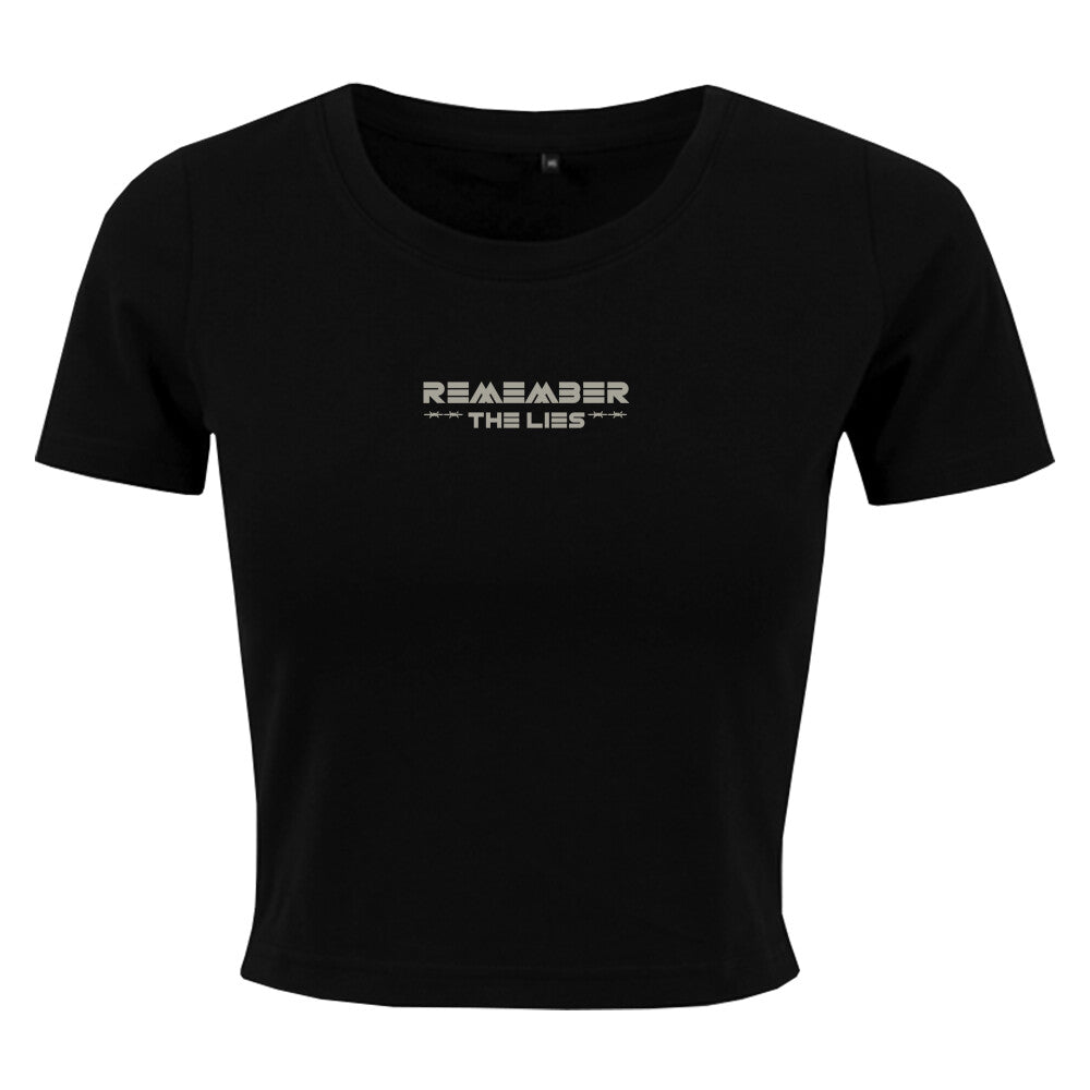 Remember x Uso - Damen Crop-Tee Premium