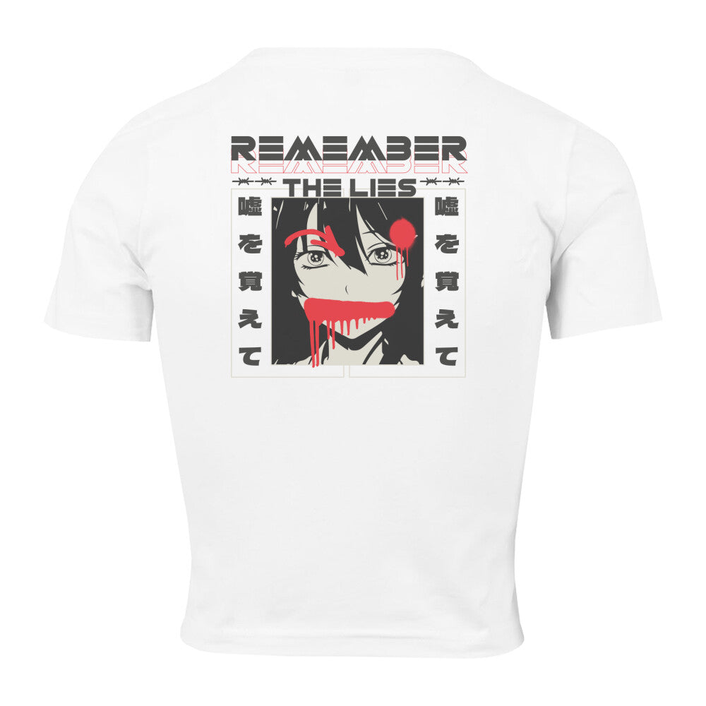 Remember x Uso - Damen Crop-Tee Premium