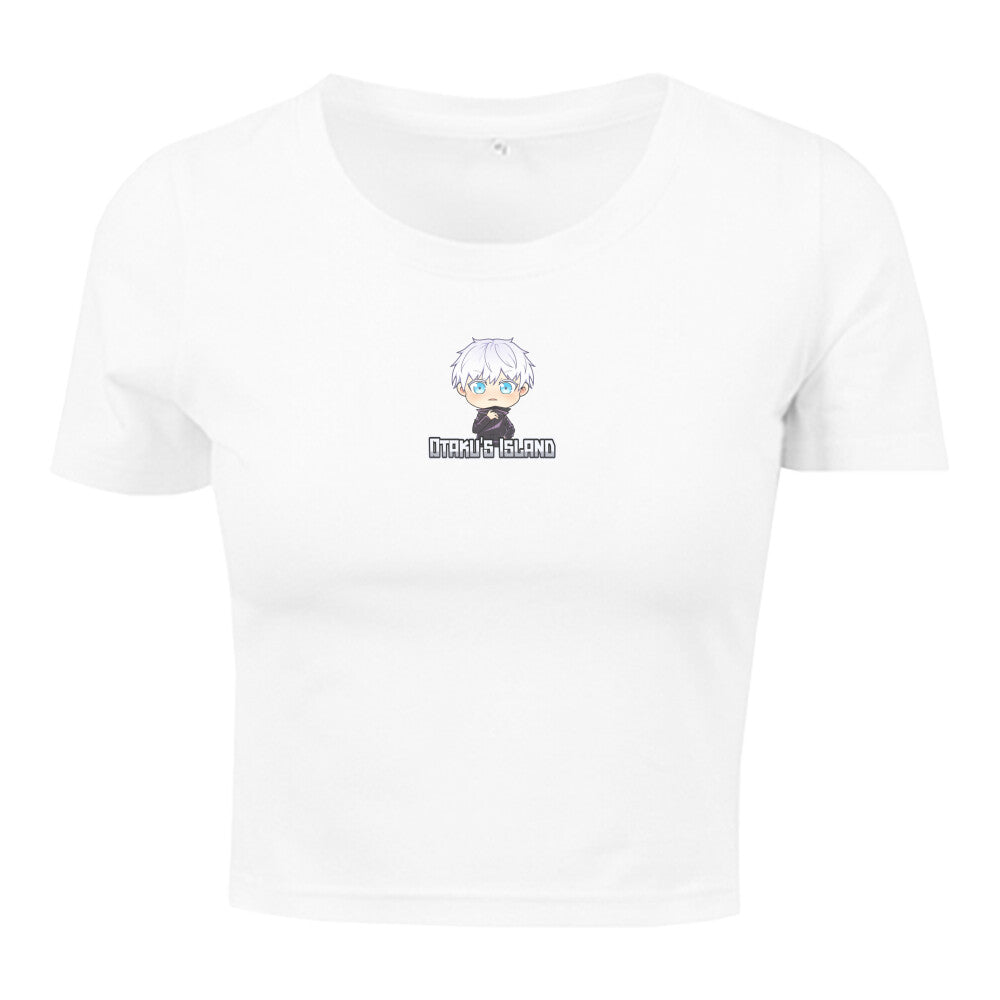 Otaku's Island x Chibi Gojo - Ladies Crop Tee Premium