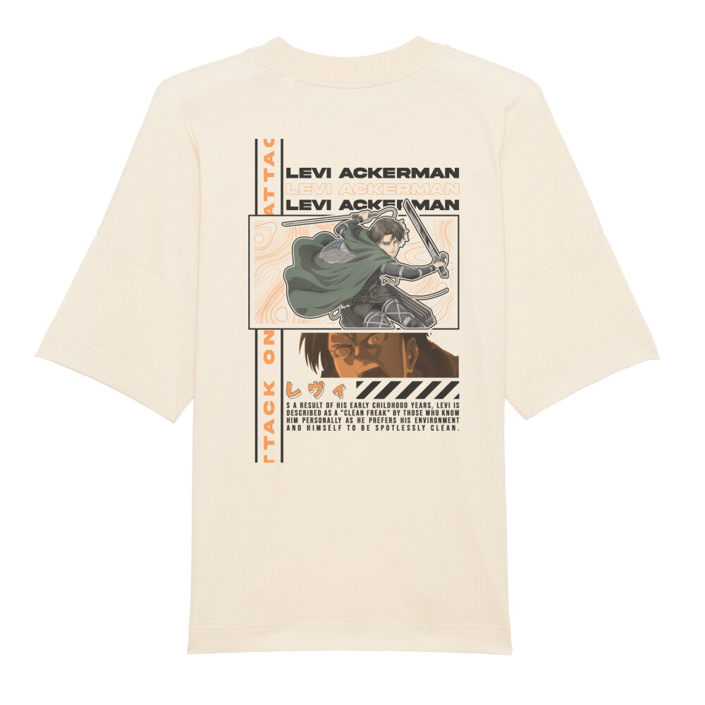 Attack On Titan x Levi Ackermann - Men's Oversized Shirt Premium