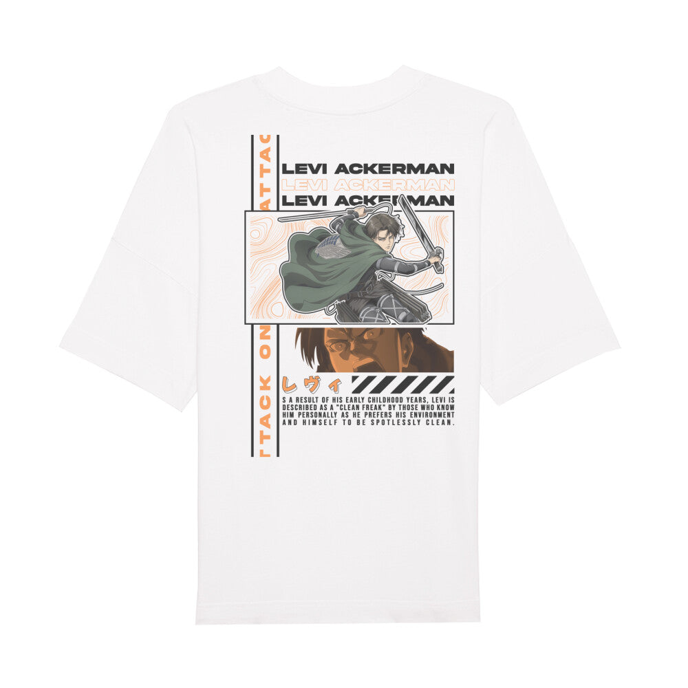 Attack On Titan x Levi Ackermann - Men's Oversized Shirt Premium
